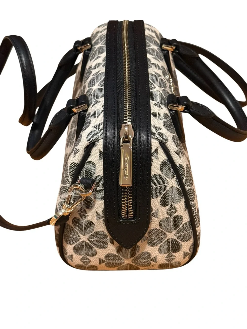 kate spade Black & Cream Mini Satchel
